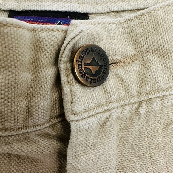 Patagonia Stand Up Shorts Mens 34 Khaki 5" Inseam Cotton Canvas 2011 - Picture 6 of 10